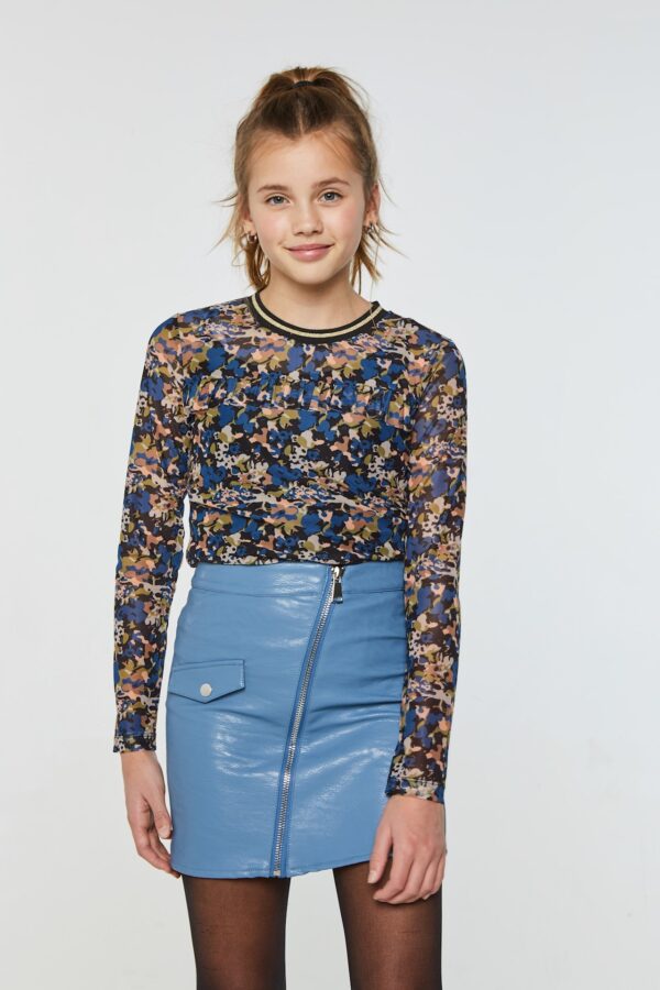 AI&KO Meisjes rok - Patou - Steel blauw