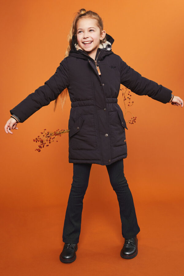 NoNo Meisjes winterjas parka - Brenda - Zwart