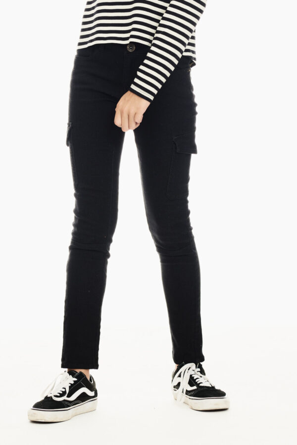 Garcia Meisjes broek cargo - Zwart