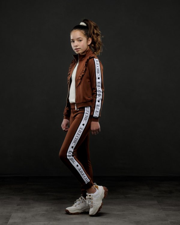ELLE Chic Meisjes vest sporty chic - Kaneel