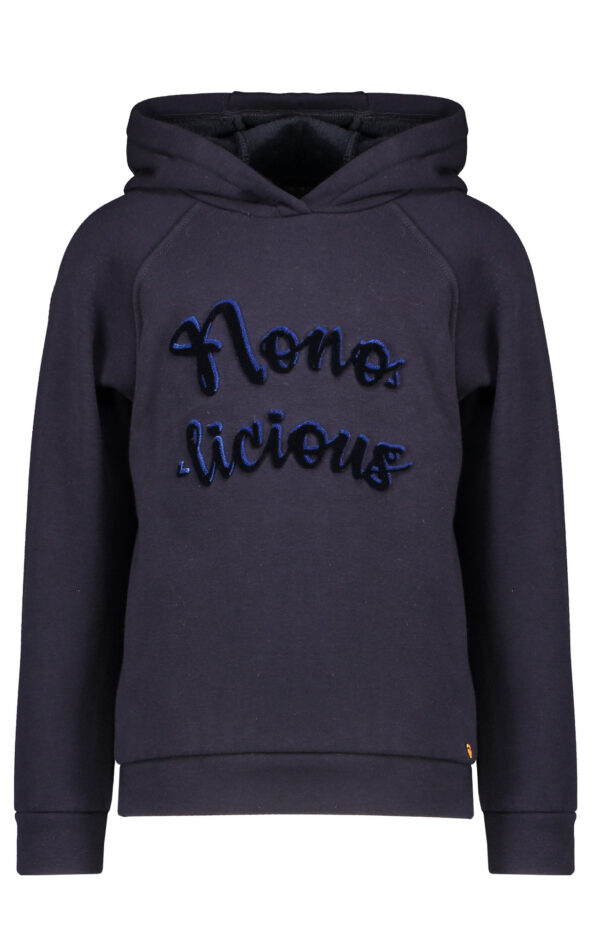 NoNo Meisjes hoody - Kissy - Marine blauw