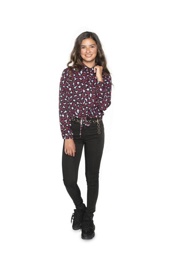 Frankie & Liberty Meisjes flair broek - Peggy - Zwart