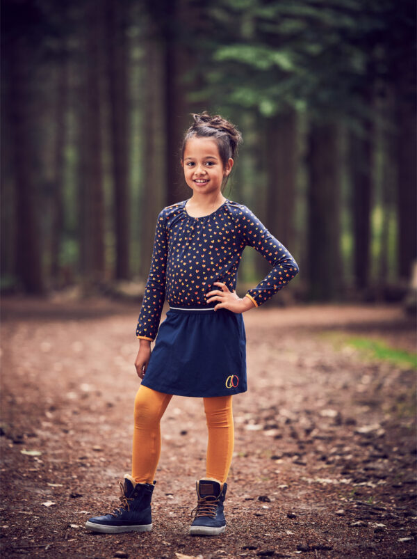 Chaos and Order Meisjes jurk - Petra - marine blauw