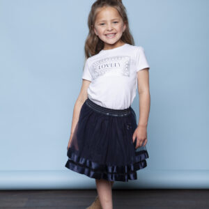 Le Chic Meisjes t-shirt 'Lovely' - Wit