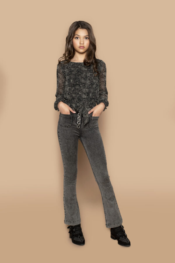 Frankie & Liberty Meisjes blouse - Resi - Moonstar print