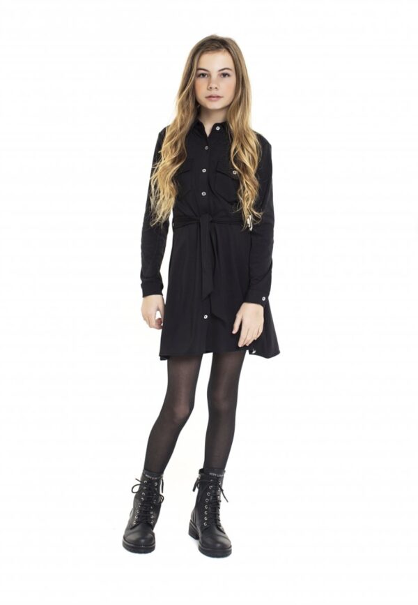 Jacky Luxury Meisjes jurk Traveller - Zwart