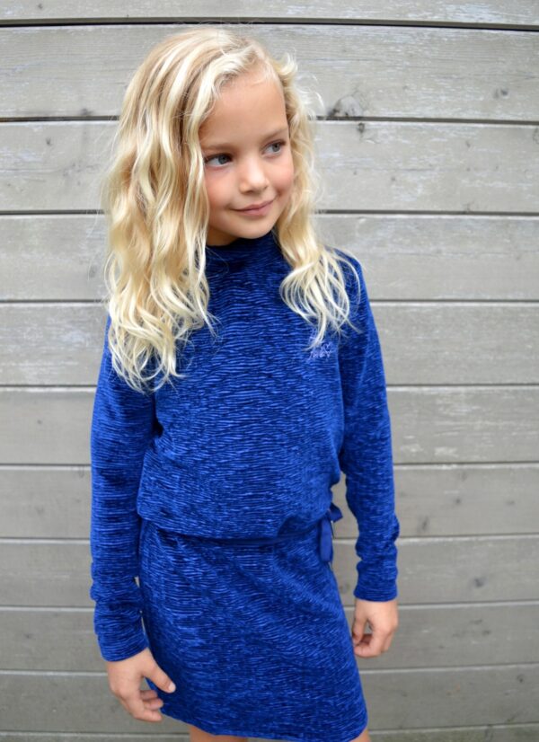 Quapi Meisjes jurk - Delissa - Donker blauw