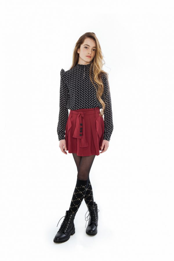 Frankie & Liberty Meisjes rok - Paris - Rosewood
