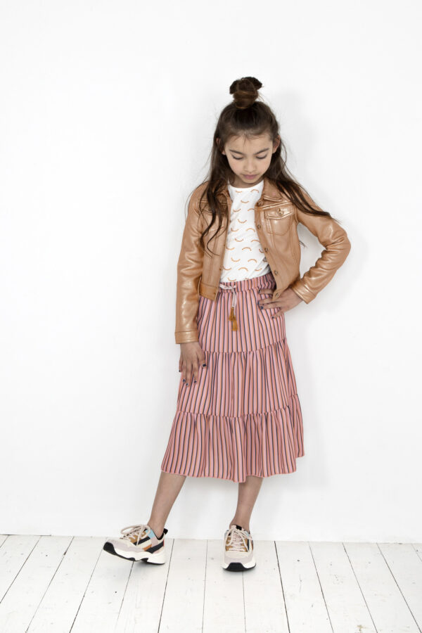 NoNo Meisjes vest - Suede - Kaneel