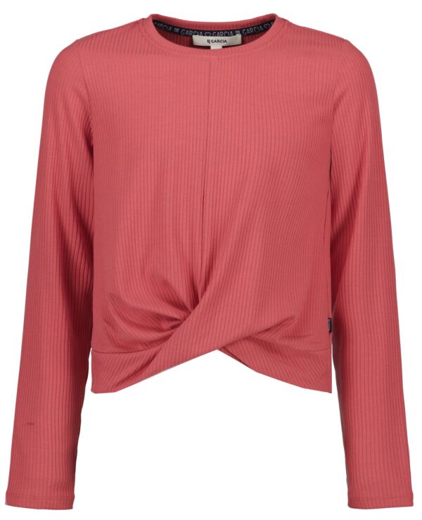 Garcia Meisjes shirt - Ceder roos