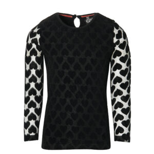 Quapi Meisjes shirt - Djinty - Zwart