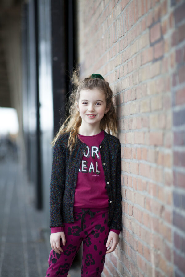 Moodstreet Meisjes shirt 'For real' - Rodo Red