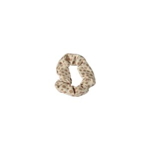 Le Chic Meisjes scrunchie dierenprint - Beige