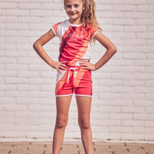 Chaos and Order Meisjes t-shirt - 2 Roos rood