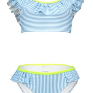 B.Nosy Meisjes bikini met ruffel - Fab streep alaska