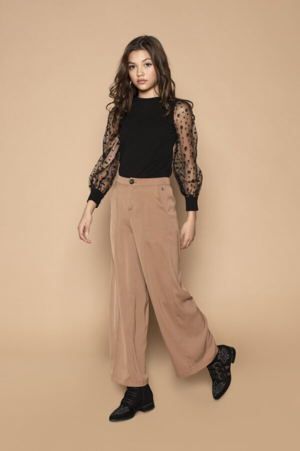 Frankie & Liberty Meisjes shirt - Roxy - Zwart