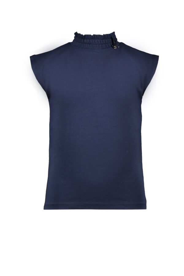Le Chic Meisjes t-shirt turtelnek - Marine blauw