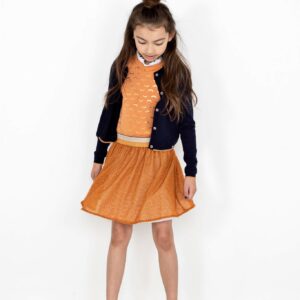 NoNo Meisjes vest - Aurelie - Marine blauw