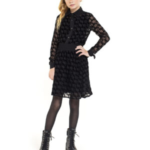 Jacky Luxury Meisjes blouse - Zwart