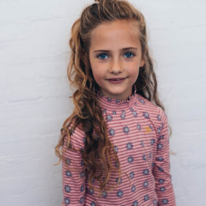 Quapi Meisjes shirt - Djeni - Vintage roze