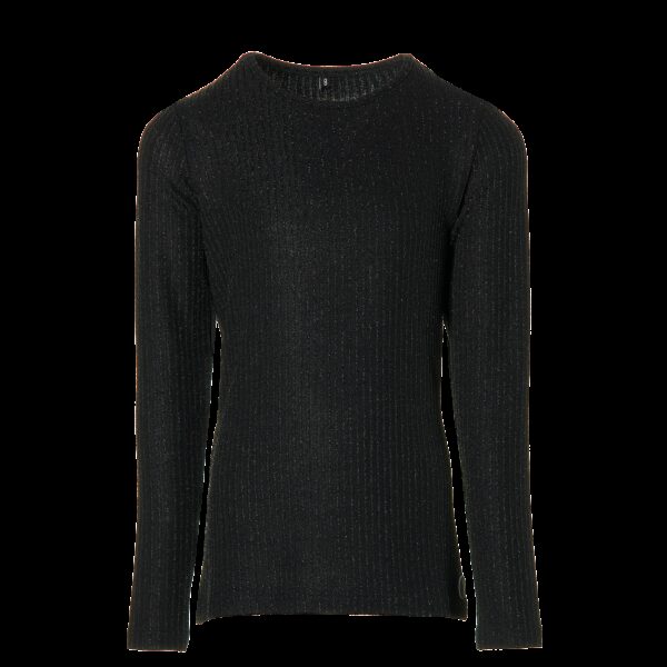 LEVV Meisjes shirt - Kamar - Zwart