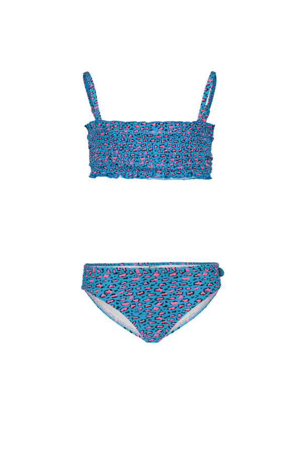 Just Beach Meisjes bandeau bikini - Luipaard ocean