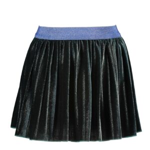 B.Nosy Meisjes rok fluweel glitter - Botanical groen