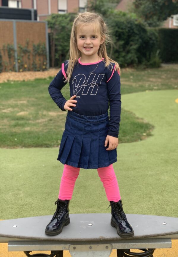B.Nosy Meisjes shirt 'Oh B.Nosy' - Space blauw