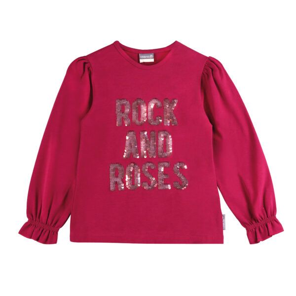 Vinrose Meisjes shirt - Rood pruim