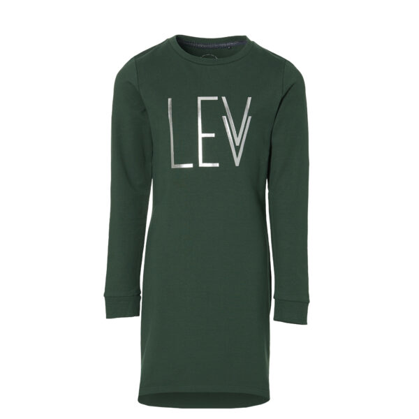 LEVV Meisjes jurk - Kaatje - Donker groen
