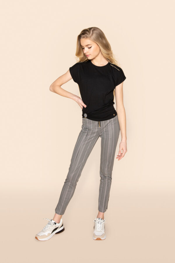 Frankie & Liberty Meisjes t-shirt - Shelly - Zwart