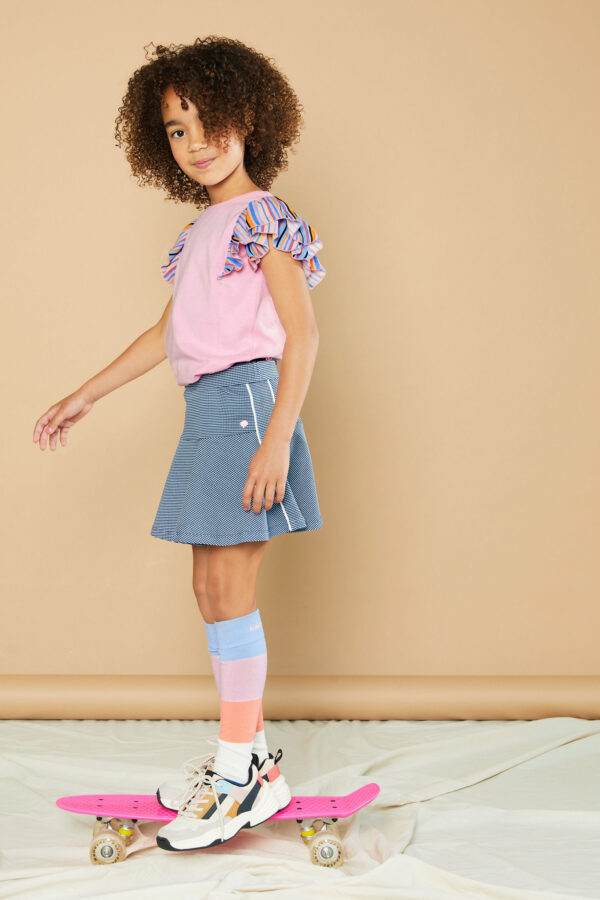 NoNo Meisjes t-shirt - Kayla - Loving roze
