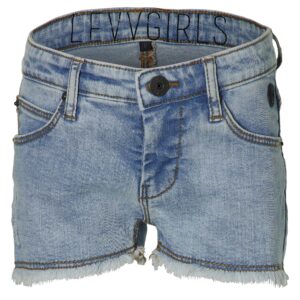 LEVV Meisjes short - Mirre - Blauw grijs denim
