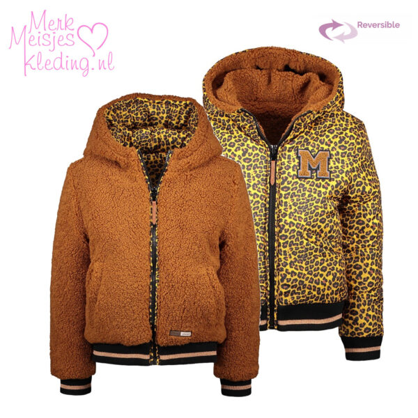 Moodstreet Meisjes reversibel winterjas - Goud