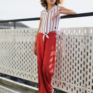 LEVV Meisjes broek - Myla - Steen rood
