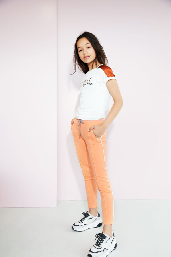 NoBell Meisjes broek - SeclerC - Cantaloupe