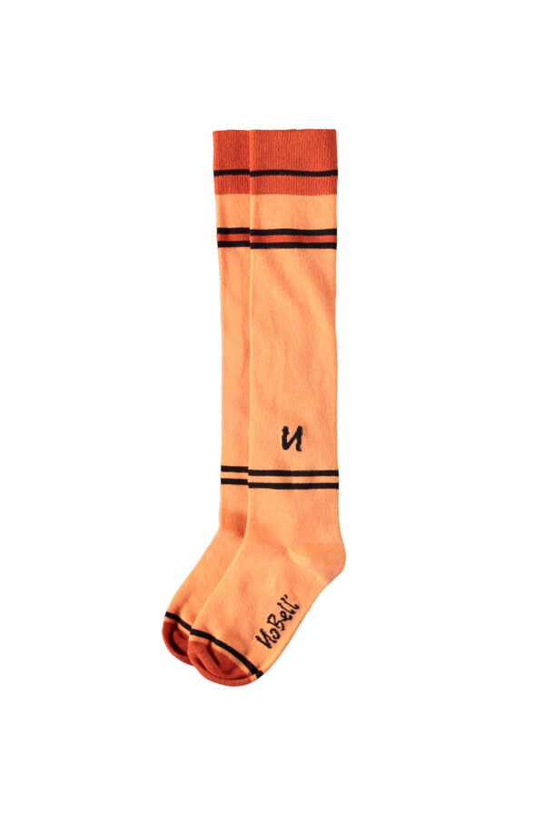 NoBell Meisjes kniekousen - Rover - Cantaloupe