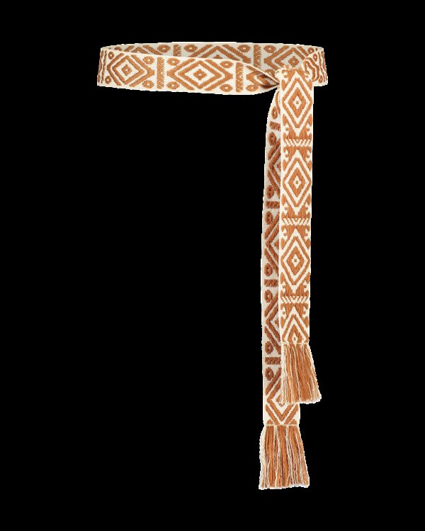 AI&KO Meisjes riem - Ethnic Rope - Terra dessin