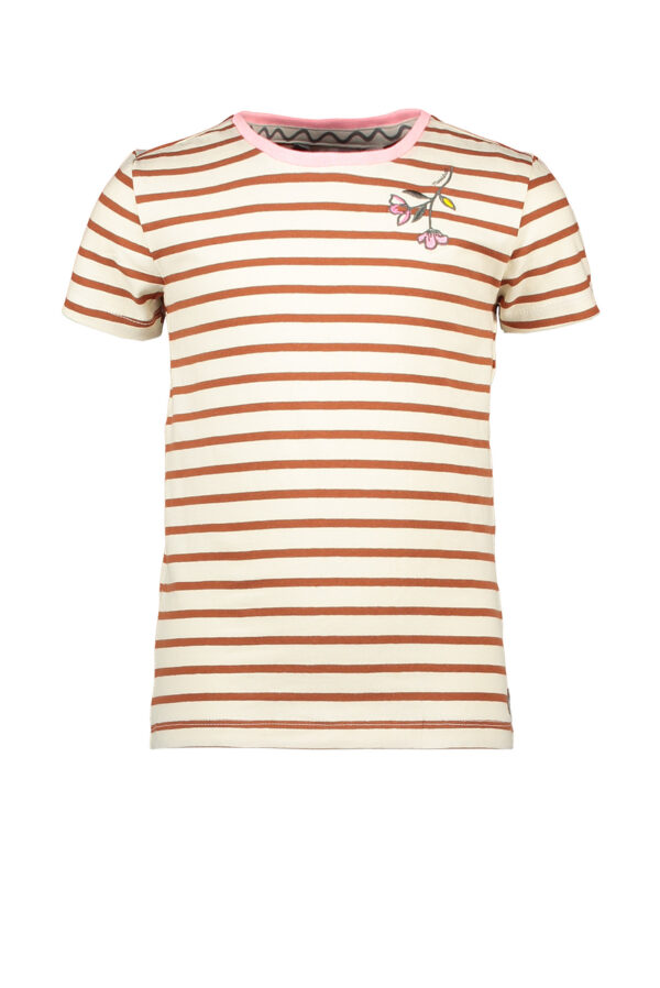 Moodstreet Meisjes t-shirt fancy - Toffee