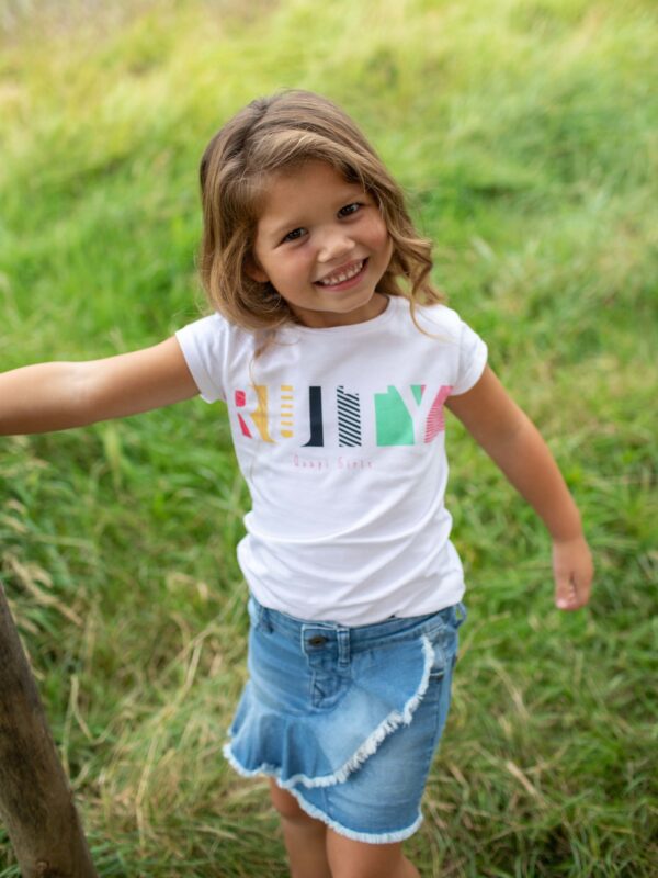 Quapi Meisjes t-shirt - Fatima - Wit