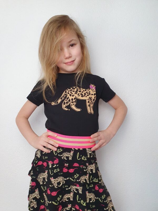 O'Chill Meisjes t-shirt - Zarah - Zwart