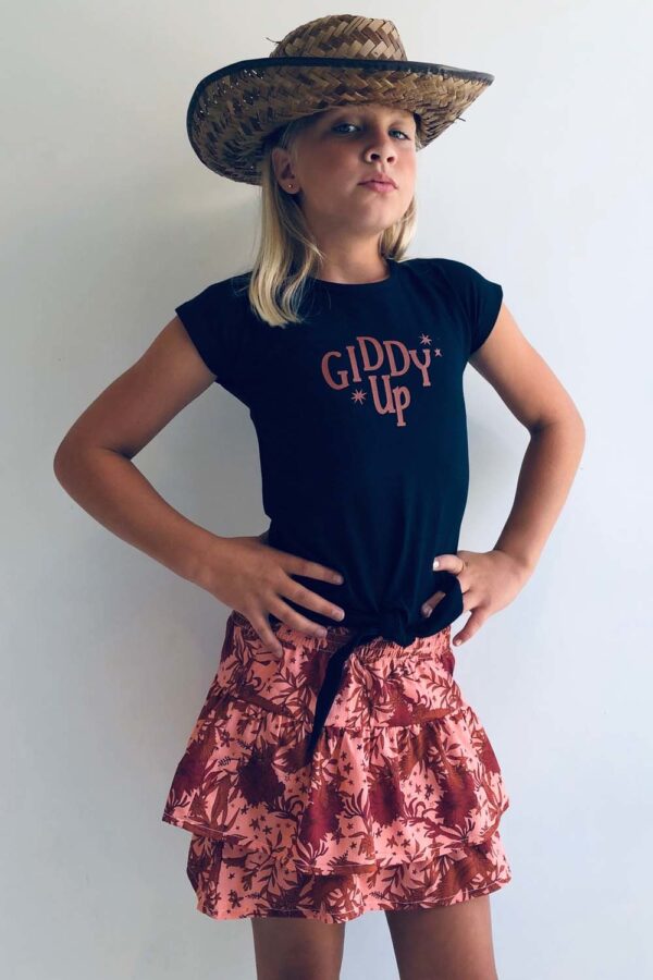 TOPitm Meisjes top - Kiddy up - Donker blauw
