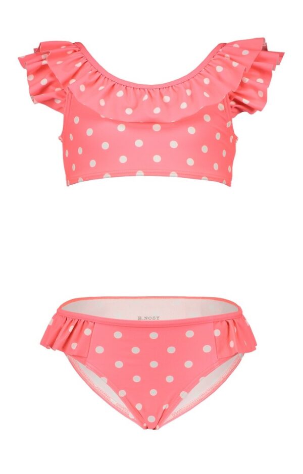 B.Nosy Meisjes bikini met ruffel - Fab stip festival