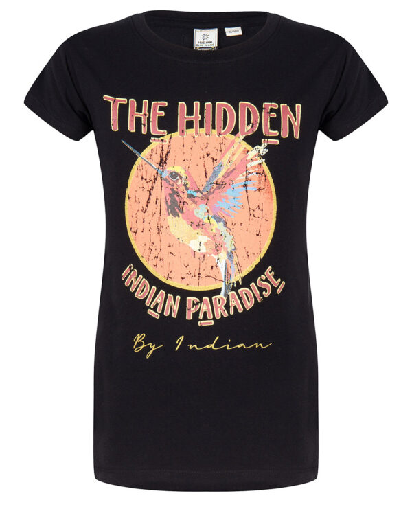Indian Blue Jeans Meisjes t-shirt Paradise - Zwart
