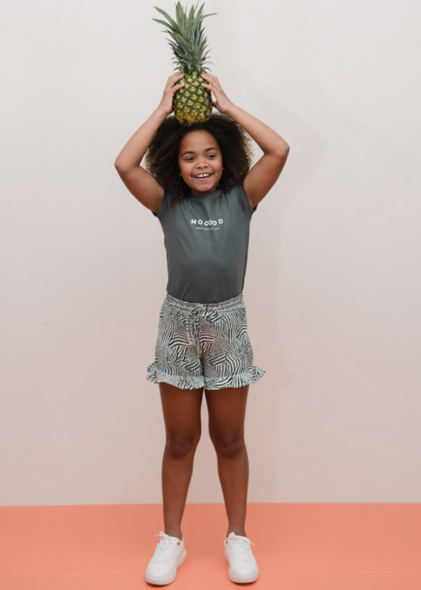 KIEstone Meisjes t-shirt - Donker groen