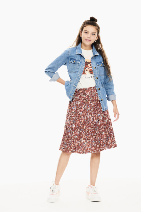 Garcia Meisjes rok print - Terra