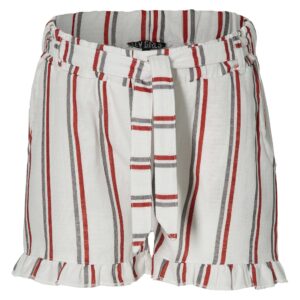 LEVV Meisjes short - Mirei - Wit gestreept