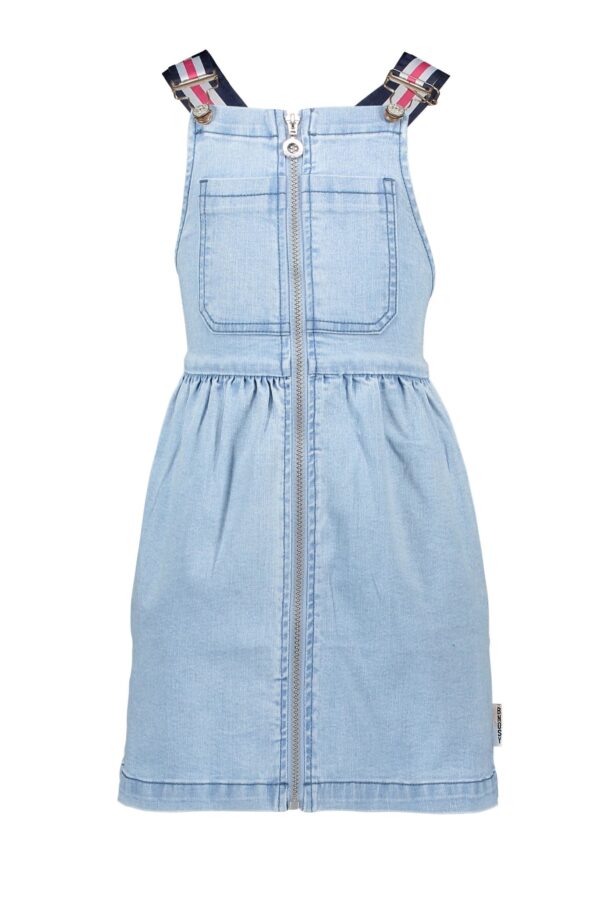B.Nosy Meisjes jurk met rits - Free denim