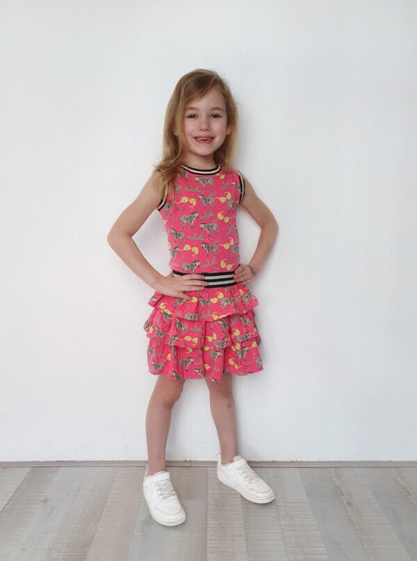 O'Chill Meisjes jurk - Nikki - Roze