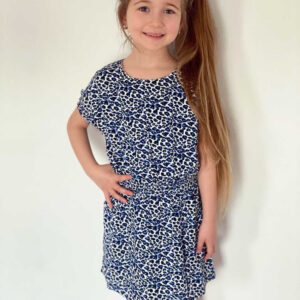 Vinrose Meisjes jurk - Blauw